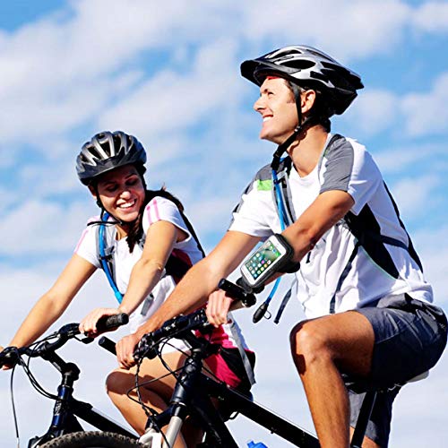 Muñequera Brazalete Movil para iPhoneX/8 Plus/7Plus Banda de Antebrazo con Pantalla Táctil,Pulsera, Brazalete, Cinturones de hidratación, Armband para Correr con espacio para Dinero, Llaves y Tarjetas