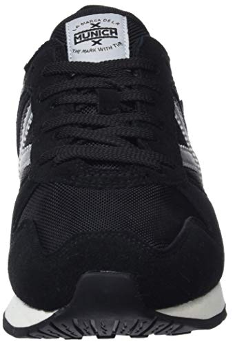 Munich Massana, Zapatillas de Deporte para Hombre, Negro (Negro 302), 43 EU