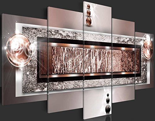 murando - Cuadro en Lienzo 200x100 cm Abstracto Impresión de 5 Piezas Material Tejido no Tejido Impresión Artística Imagen Gráfica Decoracion de Pared Arte 020101-214