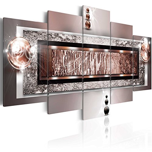 murando - Cuadro en Lienzo 200x100 cm Abstracto Impresión de 5 Piezas Material Tejido no Tejido Impresión Artística Imagen Gráfica Decoracion de Pared Arte 020101-214