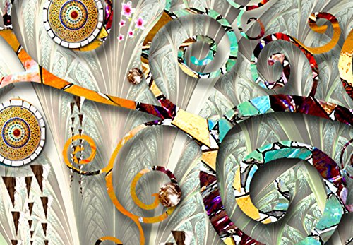 murando Cuadro en Lienzo Gustav Klimt 120x60 cm - 1 Parte Impresión en Material Tejido no Tejido Impresión Artística Imagen Gráfica Decoracion de Pared Arbol Piedras Arte l-A-0033-b-a