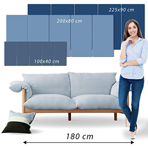 murando Cuadro Mapamundi 200x80 cm Impresión de 5 Piezas Material Tejido no Tejido Impresión Artística Imagen Gráfica Decoracion de Pared Mapa del Mundo Continente k-A-0179-b-n
