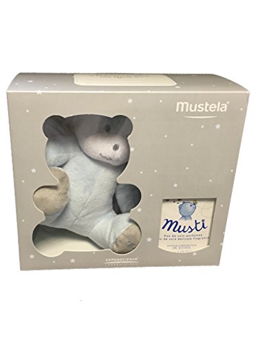 Mustela Bébé Agua de colonia sin alcohol Musti 50ml + Ourson - Azul