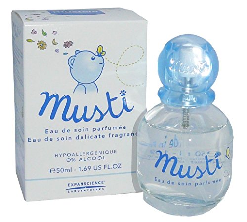 Mustela Bébé Agua de colonia sin alcohol Musti 50ml + Ourson - Rosado