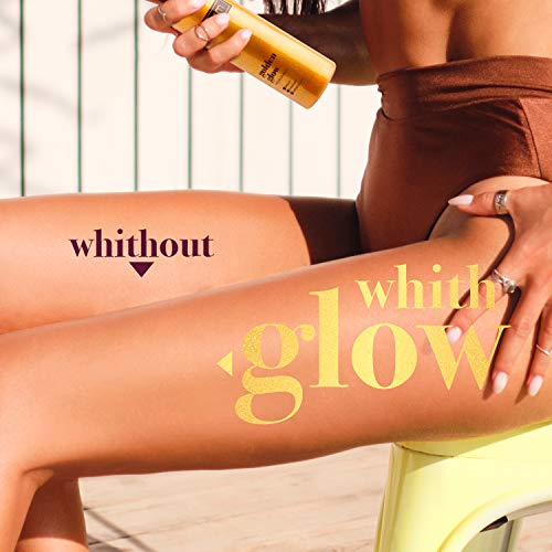 muum - Golden Glow loción hidratante con brillo, con Aloe Vera - Tonificante, iluminadora y anti imperfecciones - Partículas con efecto brillo - Revitaliza y rejuvenece tu piel - 200 ml.