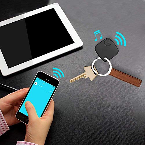 MUXAN Buscador de llaves, rastreador de localización de largo alcance, dispositivo de seguimiento inalámbrico antipérdida, con aplicación para iOS y Android (llavero no incluido)