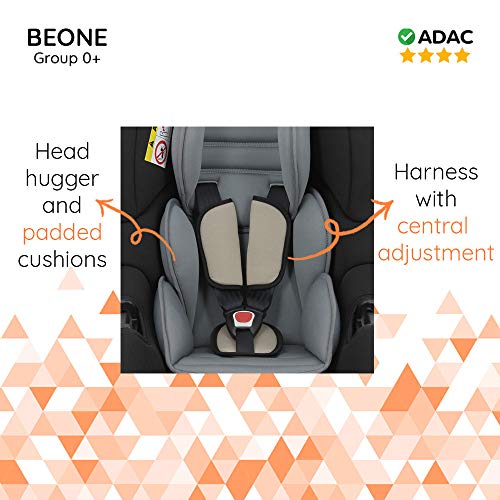 Mycarsit, Silla de coche grupo 0+, gris