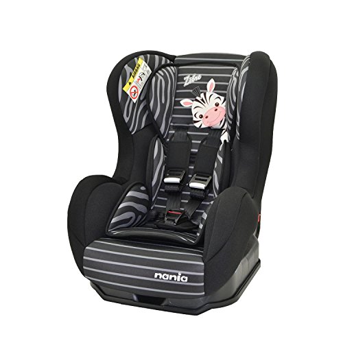 Mycarsit - Silla de coche grupo 0+/1 de 0 a 18 kg con proteciónes laterales - fabricación 100% francesa - 3 estrellas test tcs - 4 colorido - reposa cabeza y asiento acolchados