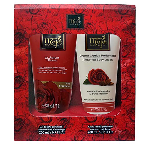 MYRURGIA MAJA CLÁSICA GEL DE BAÑO 200 ML + LECHE CORPORAL 200 ML SET REGALO