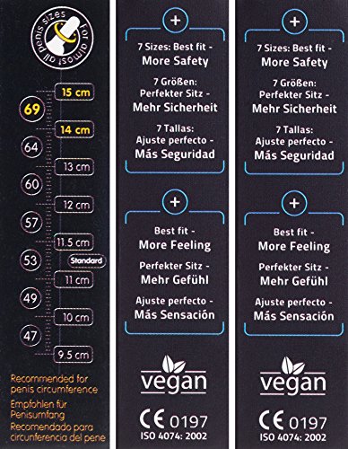 My.Size - Set de preservativos (3 unidades, tallas disponibles: 60, 64 y 69 mm)