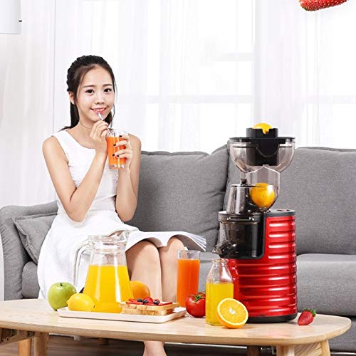 MYXMY Exprimidor para exprimidor, máquinas de exprimidor de masticación Lenta para Mayor Contenido de nutrientes y vitaminas, exprimidor en frío para Limpiar Todas Las Frutas y Verduras (Color : B)