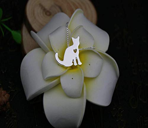 n a Gato Collar Animal Colgante Gato joyería para Regalo de cumpleaños agradablemente sorprendido
