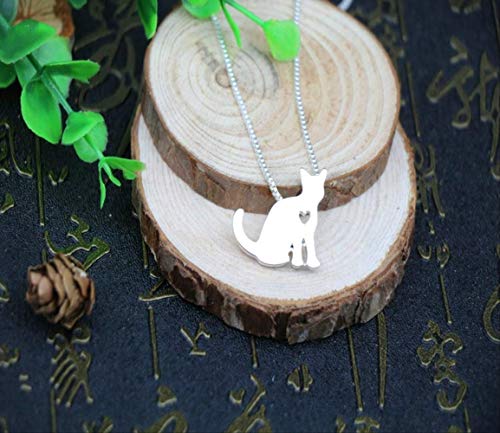 n a Gato Collar Animal Colgante Gato joyería para Regalo de cumpleaños agradablemente sorprendido