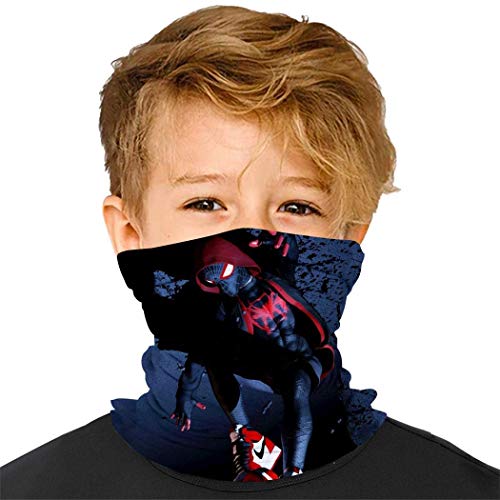 Na-rUto Bandanas para niños Cubierta facial Boca Cubierta de tela Pasamontañas Tubo Diadema para protección solar contra el polvo