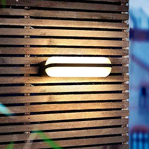 N\A ZGGYA La Entrada Estilo Industrial de la lámpara de Pared Exterior Retro Simple Soporte de luz Luces de la Pared Arriba Abajo Luminoso balcón al Aire Libre Impermeable del LED Luces de Pasillo