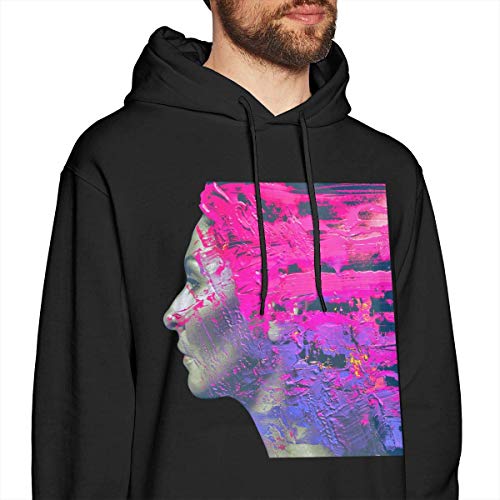 NAasks Sudadera con Capucha, DeclanI Steven Wilson Hand CanErase Mens Hoodies Sweatshirt Black