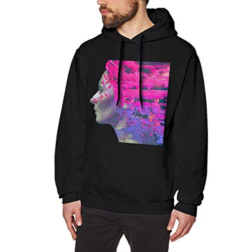 NAasks Sudadera con Capucha, DeclanI Steven Wilson Hand CanErase Mens Hoodies Sweatshirt Black
