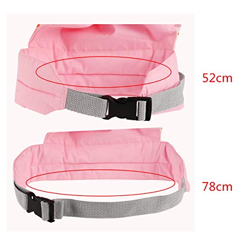 Nabance Portabebés de algodón Bolsa de muñecas multifunción ajustable Portabebés Sling Muñeca conejo rosa transpirable Bebé Bandoleras portabebé