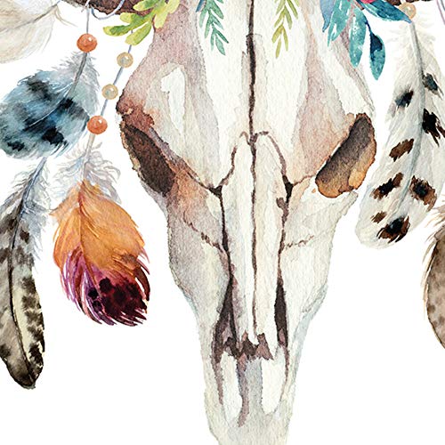 Nacnic Set de 4 láminas de Plumas,en tamaño A4, Poster Papel 250 gr Marco