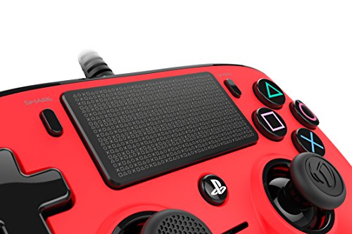 Nacon - Mando Compacto para PS4, color Rojo