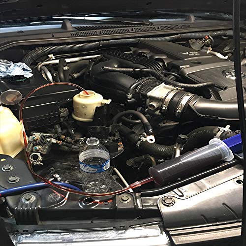 NACTECH 2pcs Jeringa Grande 150ml Jeringa de Plástico con 2 Tubo Flexible PVC 80cm Jeringa Aceite Coche para Extraer Liquido Marinadas Tintas Perfumes Alimentacion Lubricantes sin Aguja