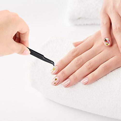 Nagelsticker, JUSTDOLIFE Nagelaufkleber Sticker 74 PCS Nagel Aufkleber Nagelaufkleber Selbstklebend Blumen nagelsticker selbstklebend Dekoration mit Nagelpinzette für Kinder Mädchen Frauen DIY