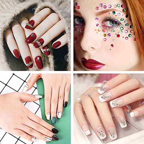 Nail Art Design Kit, Joeyer 37 Piezas Nail Art Kit Herramientas - Pinceles para Pintar Uñas, Uñas de Estrás, Pinceles de Punto Accesorios de Decoración de Uñas