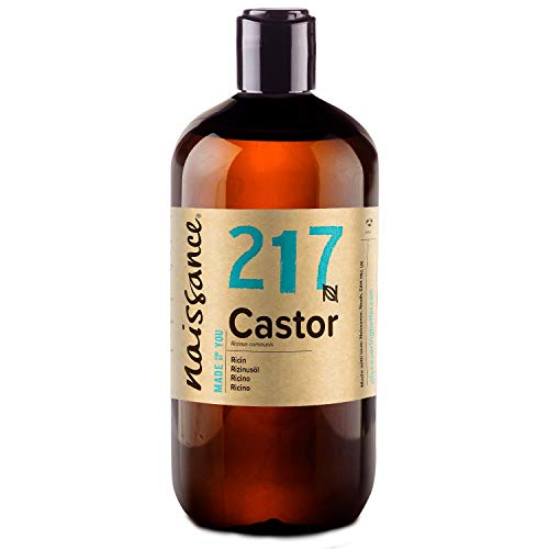 Naissance Aceite de Ricino 500ml - Puro, natural, vegano, sin hexano, no OGM - Hidrata y nutre el cabello, las cejas y las pestañas