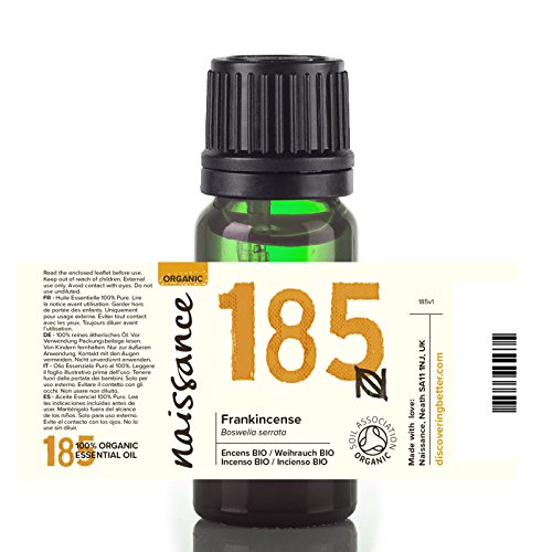 Naissance Aceite Esencial de Incienso BIO 10ml - 100% puro, certificado ecológico, vegano y no OGM