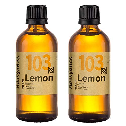 Naissance Aceite Esencial de Limón n. º 103 – 2x100ml (200ml) - 100% puro, vegano y no OGM