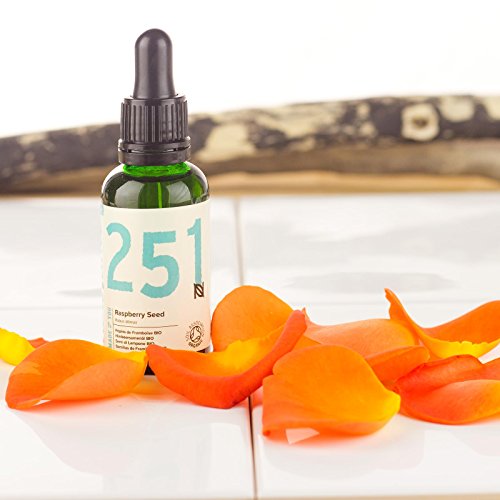 Naissance Aceite Vegetal de Semillas de Frambuesa BIO 30ml - Puro y natural, certificado ecológico, prensado en frío, vegano, sin hexano, no OGM – Ideal para el cuidado de la piel.