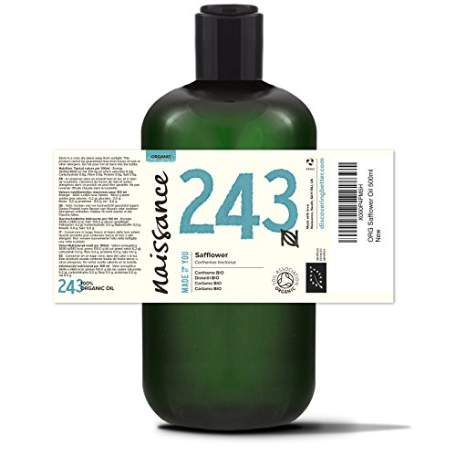 Naissance Cártamo BIO - Aceite Vegetal Prensado en Frío 100% Puro - Certificado Ecológico- 500ml