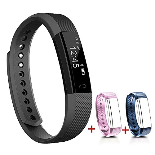 NAKOSITE SB2433 Reloj inteligente mujer hombre Smartwatch Pulsera actividad relojes Inteligentes deportivo, Podometro Contador de Pasos, Calorías, Sueño,Distancia, Android 5.0 o IOS 8.0 y posteriors