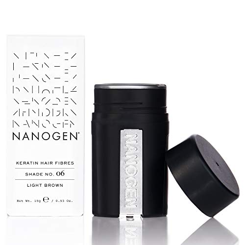 Nanogen Fibras Capilares Queratina: Castaño Claro 15 gr.