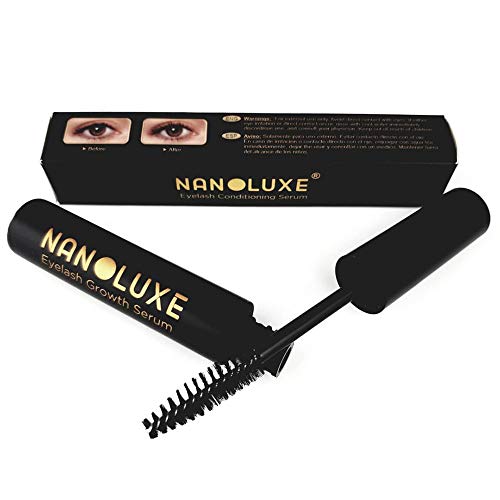 Nanoluxe - Sérum acondicionador de pestañas para reparación y crecimiento de pestañas, 9 ml.