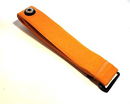 Naranja Soft strap – Cinturón de recambio para Polar – Tallas M – XXL – adecuado para H1, H2, H3, H6, H7, H10