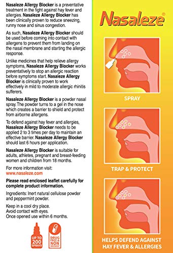 Nasaleze Allergy Blocker – Alivio 100% natural de la rinitis alérgica.