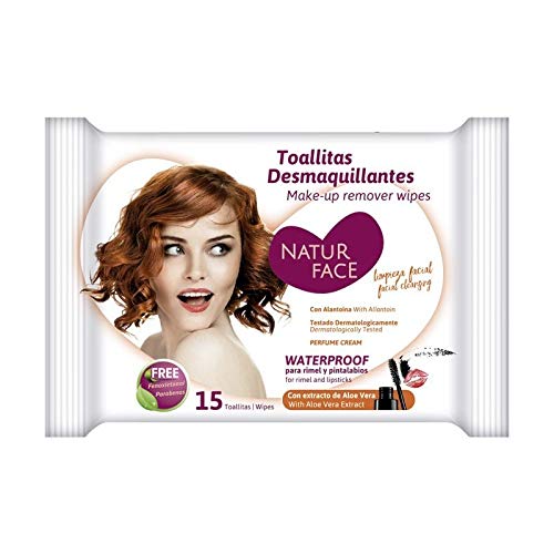Natur Face - Toallitas desmaquillantes Waterproof - 15 uds.