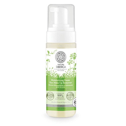 Natura Siberica Espuma Desmaquillante Hidratante para Piel Sensible y Contorno de Ojos - 170 ml