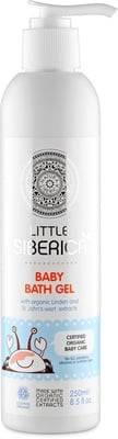 NATURA SIBERICA - Gel de Bano Para Bebé- Con extractos orgánicos de tila y hierba de San Juan - 0% SLS, parabenos, siliconas o colorantes sintéticos - 250ml