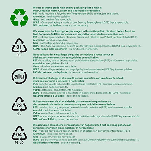 Natural ACONDICIONADOR - COCO, NEROLI & BERGAMOTA - 250 ml - por Fine Line Apothecary - Sin sulfatos, sin parabenos, sin productos químicos. Concentrado, fàcil de enjuagar.