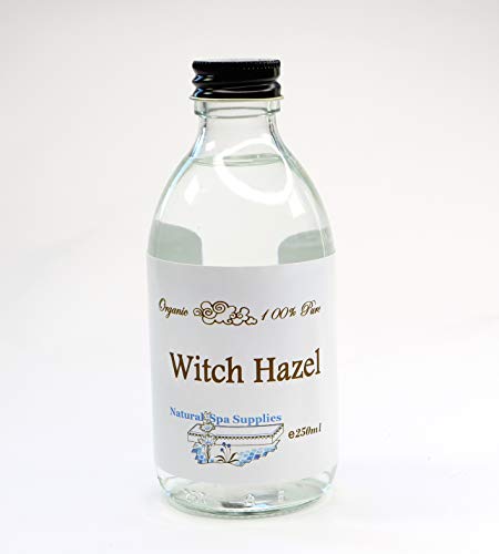 Natural Spa Supplies Ltd - Hamamelis de bruja orgánica, sin alcohol y sin aditivos, empaquetado en vidrio
