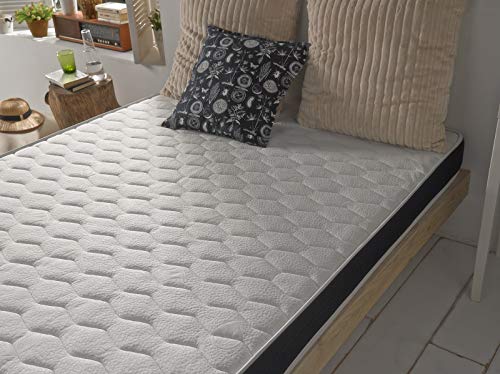 Naturalex | Ergolatex | Colchón 135x190 Cm Calidad Duradera | Adaptabilidad y Confort Equilibrado | Capsulas Refrescantes MemoFeel | Tecnología Blue-Látex Ultima Generación | 7 Zonas de Confort