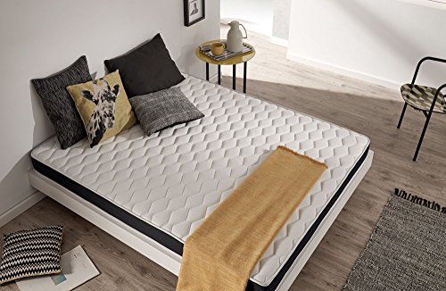 Naturalex | Ergolatex | Colchón 140x190 Cm Calidad Duradera | Adaptabilidad y Confort Equilibrado | Capsulas Refrescantes MemoFeel | Tecnología Blue-Látex Ultima Generación | 7 Zonas de Confort