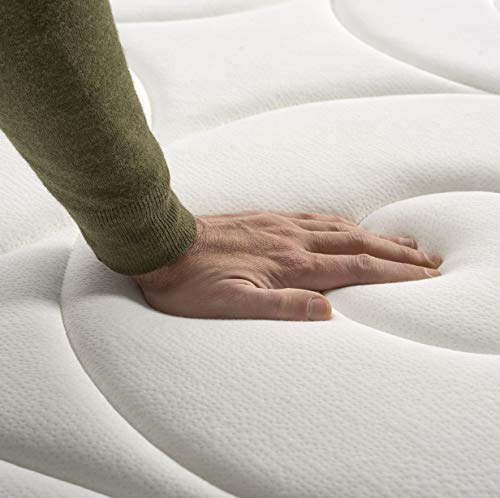 Naturalex | Memory S | Colchón 140x200 Cm Gama Premium | Máximo Confort Sistema AirPlus Multicapas | Doble Cara Viscoelástica | Firmeza Ideal | Hipoalergénico | Plus Zonas de Confort | Reversible