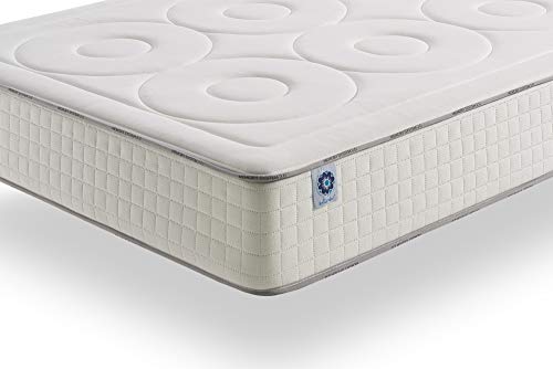 Naturalex | Memory S | Colchón 90x190 Cm Top Gama 30 Cm | Multicapas AirPlus Confort 7 Zonas Ajustables | Cara Doble Viscoelástica | Plus Firmeza | Núcleo Thermosoft Primera Calidad | Ergonómico