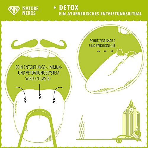 Nature Nerds - 3 limpiadores de lengua de cobre, estuche 100% reciclado, Jihwa Prakshalana - Un ritual de desintoxicación ayurvédica con el raspador de lengua