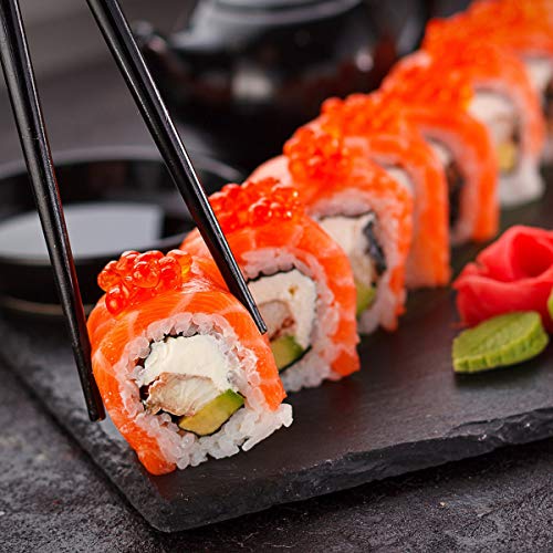 Navaris Kit para Hacer Sushi en casa - Set de 8 moldes y Utensilios de Madera para Preparar Sushi japonés en tu Propia Cocina - para Principiantes