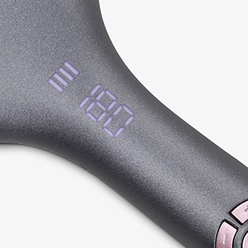 Navaris Plancha rizadora de pelo profesional - Rizador cubierto de cerámica para hacer ondas grandes - Tenacilla onduladora con temperatura regulable