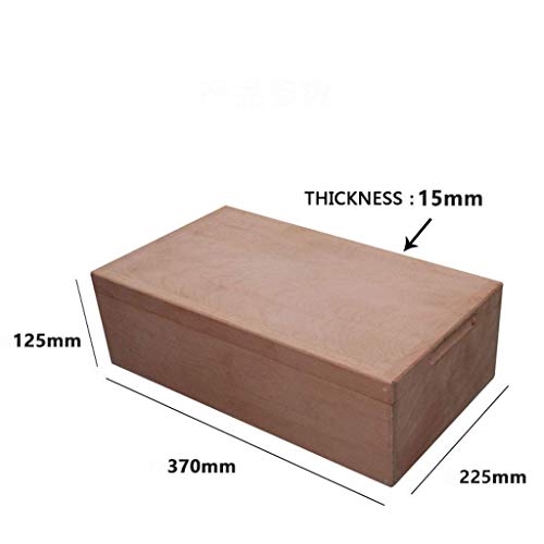 N/B España, Madera de Cedro, Caja de cigarros 120 Piezas, Puro y Seguro, sin Pintura, gabinete de cigarros, Caja de cigarros, Engrosamiento Sellado Cigarro